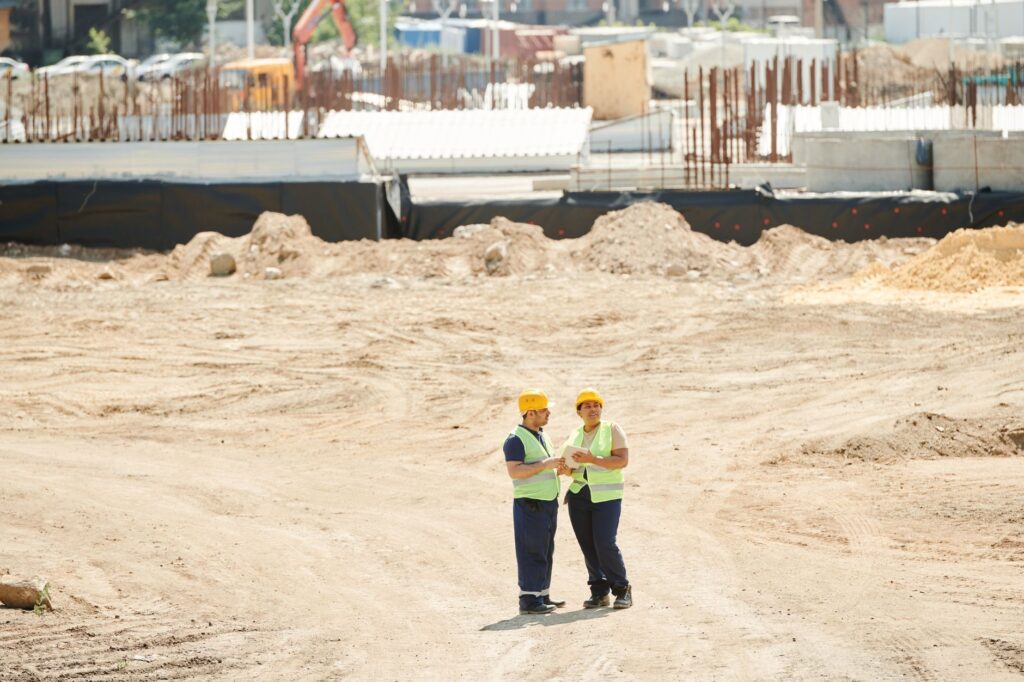 Professionelle Reinigung einer Baustelle nach Abschluss der Renovierungsarbeiten